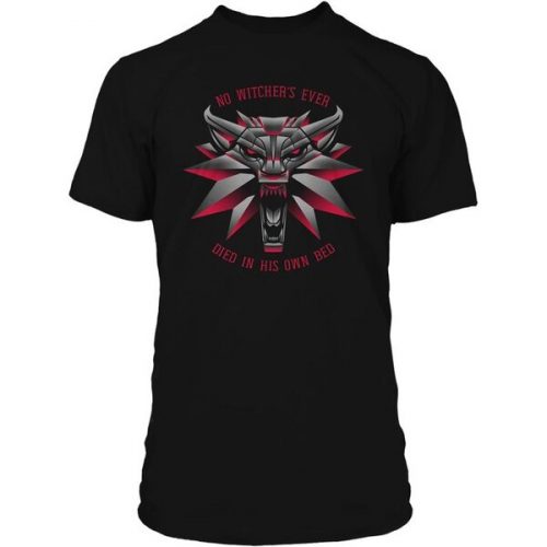 Tričko The Witcher 3 Memorial Wolf Premium S Jinx