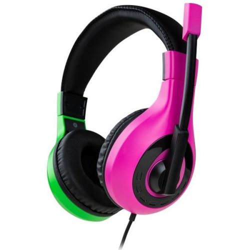Headset Bigben Wired Stereo Pink + Green (Switch) Bigben Interactive