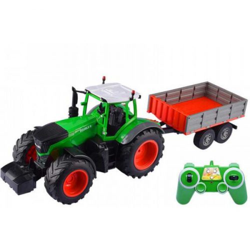 Traktor na dálkové ovládání s přívěsem Fleg