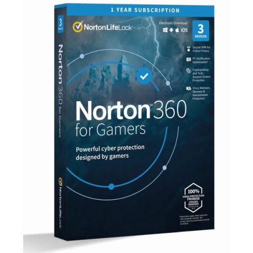 Norton 360 For Gamers 50GB CZ 1 uživatel pro 3 zařízení na 12 měsíců Norton
