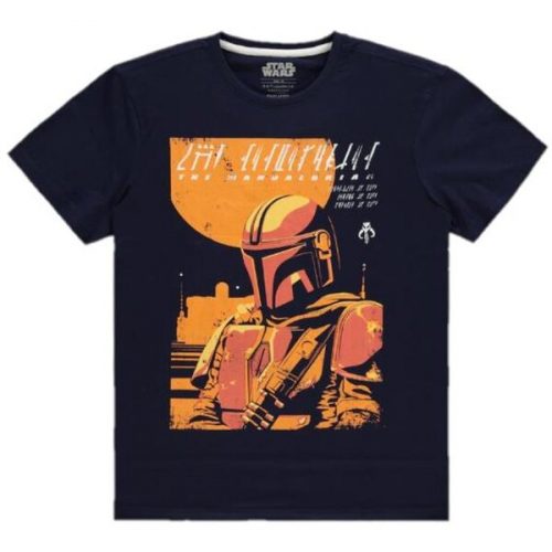 Tričko The Mandalorian - Bounty Hunter XXL Difuzed