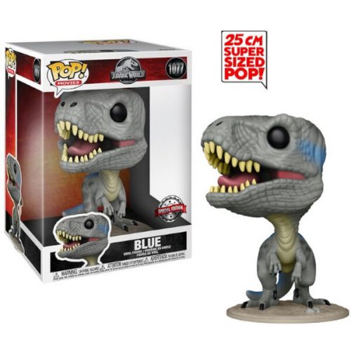 Funko POP! #1077 Jumbo: Jurassic World - Blue (Special Edition) Funko