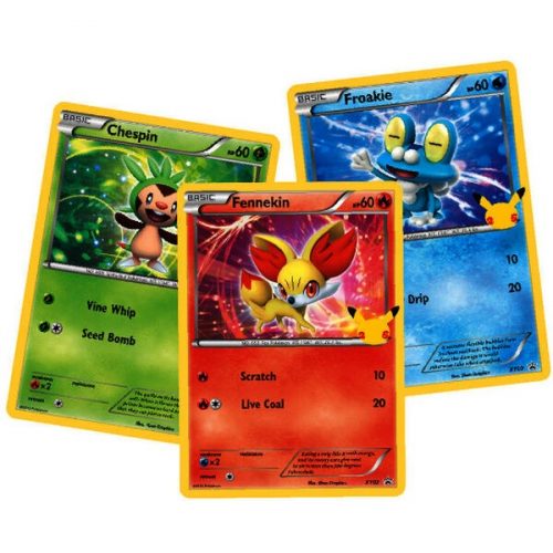 Karetní hra Pokémon TCG: Oversize card 3PK 25th Anniv. - Kalos Pokémon Company