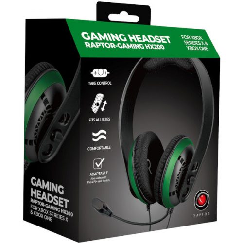 RAPTOR Gaming Headset HX200 Black RAPTOR