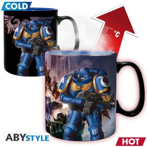 Hrnek Warhammer 40K - Ultramarine&BlackLegion 460 ml Abysse Corp