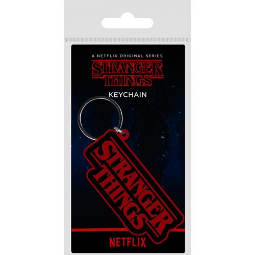 Klíčenka gumová Stranger Things - logo Pyramid International