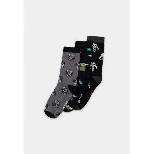 Ponožky The Mandalorian - Crew 39/42 (3 pack) Difuzed