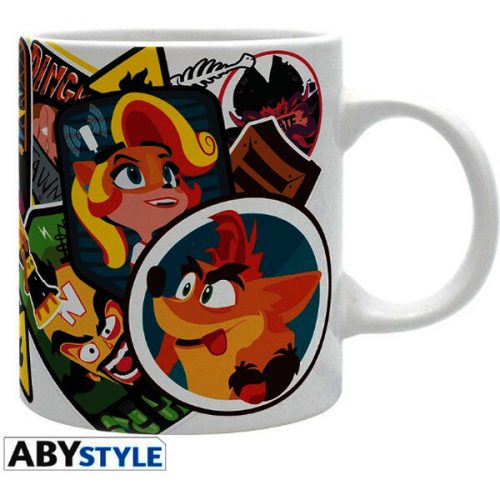 Hrnek Crash Bandicoot - Sticker Crash 320 ml Abysse Corp