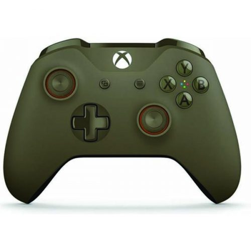 Microsoft Xbox One Bezdrátový Ovladač Vojenská zelená/oranžová (Creston) Microsoft