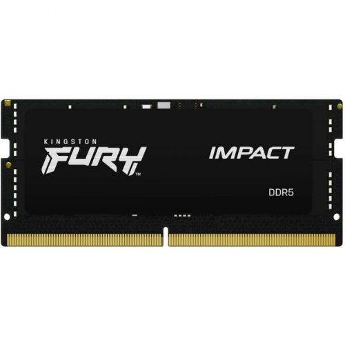Kingston Fury Impact 16GB 4800MHz CL38 DDR5 SO-DIMM Black Kingston