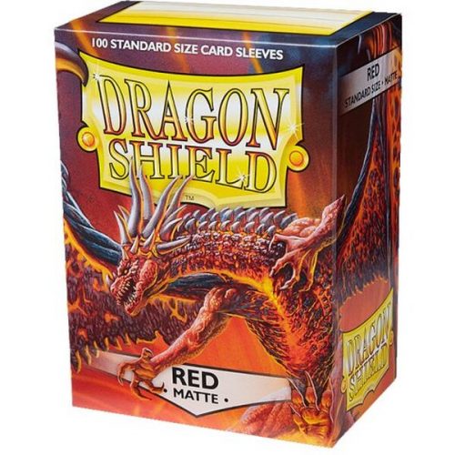 Dragon Shield Standard Sleeves - Matte Red (100 sleevů) Dragon Shield