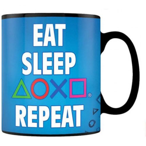 Hrnek Playstation - Eat Sleep Repeat (měnící se motiv) Abysse Corp