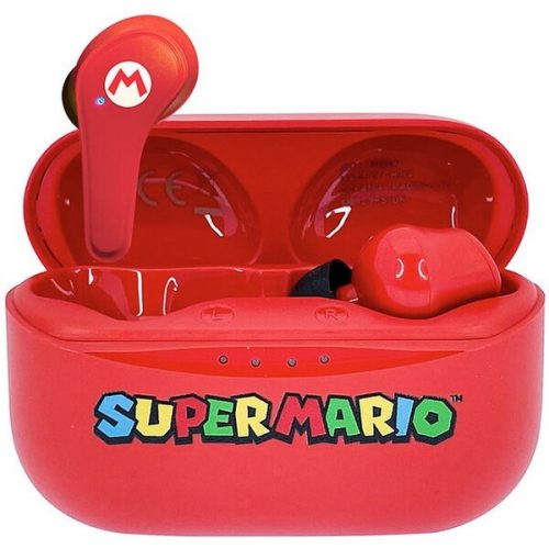 OTL dětská bezdrátová sluchátka s motivem Super Mario červená OTL Technologies