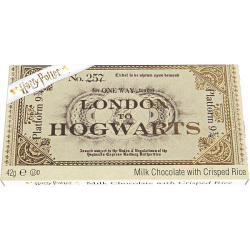 Harry Potter Čokoládový lístek do Bradavic 42g Jelly Belly