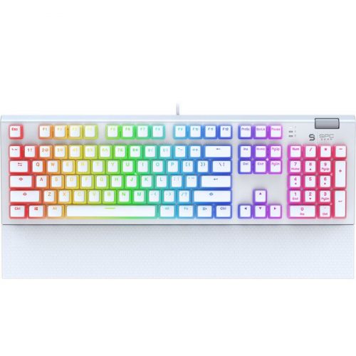 SPC Gear GK650K Omnis Onyx Pudding Edition Kailh Blue herní klávesnice US SPC Gear