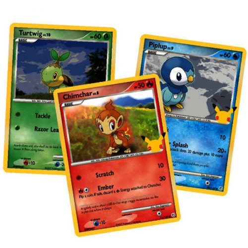 Karetní hra Pokémon TCG: Oversize card 3PK 25th Anniv. - Sinnoh Pokémon Company