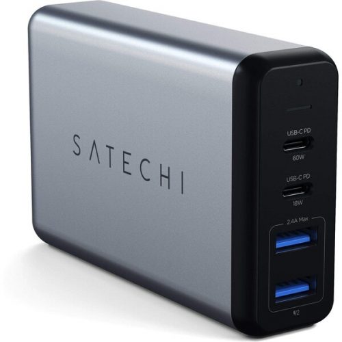 Satechi 75W Dual TYPE-C cestovní adaptér vesmírně šedý Satechi