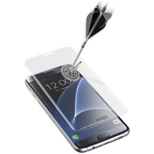 CellularLine Glass 3D ochranné tvrzené sklo na celý displej Samsung Galaxy S7 edge čiré CellularLine