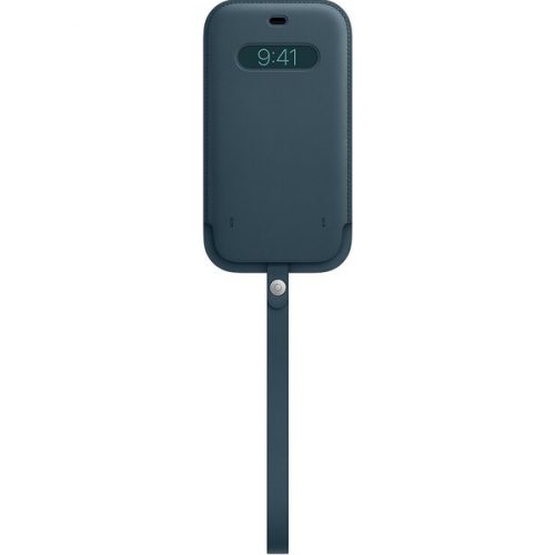 Apple kožený návlek s MagSafe na iPhone 12 Pro Max baltsky modrý Apple