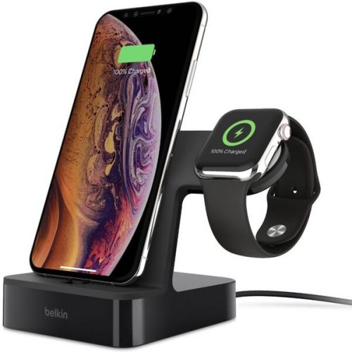 Belkin PowerHouse nabíjecí stojánek pro iPhone/Apple Watch černý BELKIN