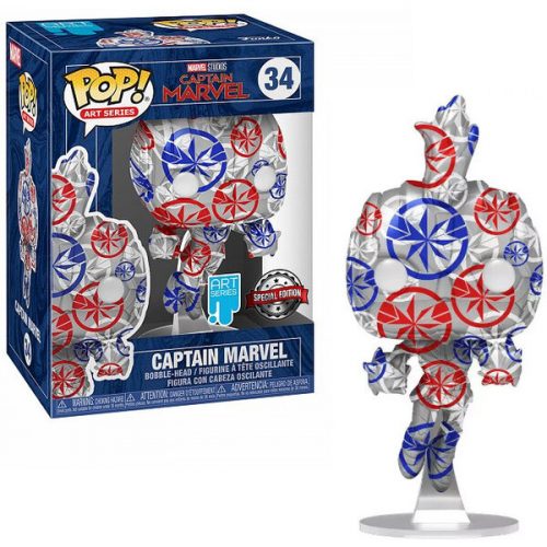 Funko POP! #34 Artist Series - Captain Marvel (Special Edition) Funko