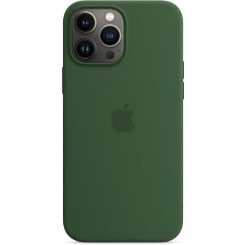 Apple silikonový kryt s MagSafe na iPhone 13 Pro Max jetelově zelený Apple