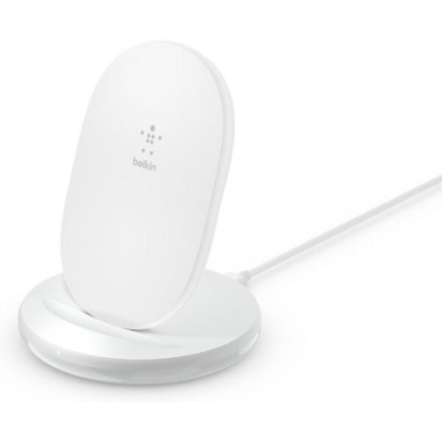 Belkin BOOST CHARGE 15W bezdrátová stojánková nabíječka bílá BELKIN