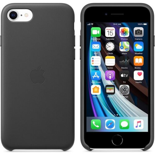 Apple kožený kryt iPhone SE (2022/2020) černý Apple
