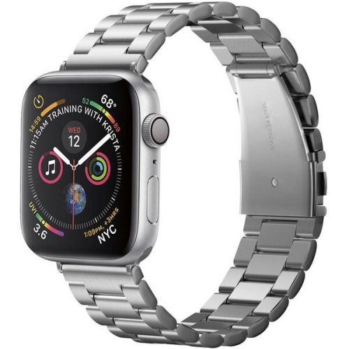 Spigen Modern Fit řemínek Apple Watch 45/44/42mm stříbrný Spigen