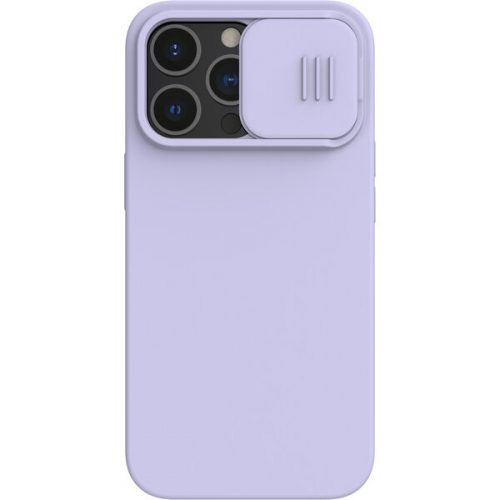Nillkin CamShield Silky Magnetic silikonový kryt iPhone 13 Pro fialový Nillkin