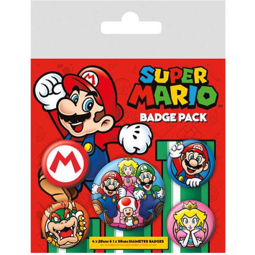 Set odznaků Super Mario Pyramid International