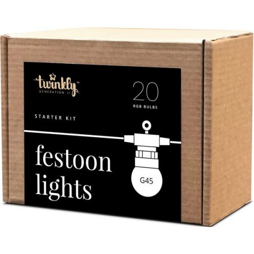 Twinkly Festoon Multi-Color 20 ks chytré žárovky G45 10m Twinkly