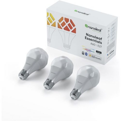 Nanoleaf Essentials chytrá žárovka A19 E27 3ks Nanoleaf