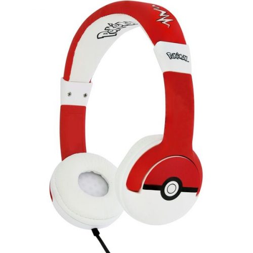 OTL dětská náhlavní sluchátka s motivem Pokemon červené OTL Technologies