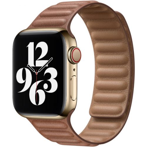 Apple Watch kožený tah 40/38mm S/M sedlově hnědý Apple