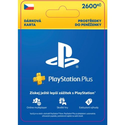 PlayStation Plus Extra - kredit 2600 Kč (12M členství) Sony
