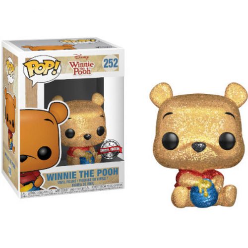Funko POP! #252 Disney: Winnie the Pooh - Seated Pooh (Diamond Glitter) Exclusive Funko