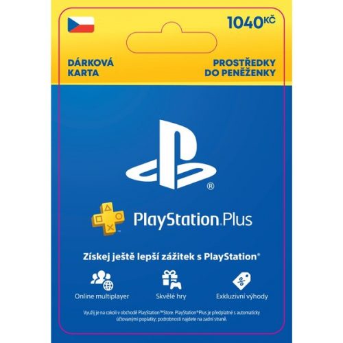 PlayStation Plus Extra - kredit 1040 Kč (3M členství) Sony