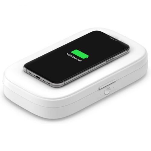 Belkin UV Sterilizér s bezdrátovým nabíjením (bez adaptéru) bílý BELKIN