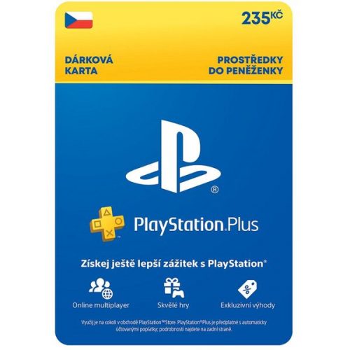 PlayStation Plus Essential - kredit 235 Kč (1M členství) Sony