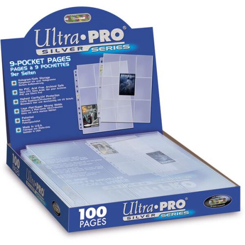 Stránky UP - Silver 9-Pocket (11 Hole) Display (100 stránek) UltraPro
