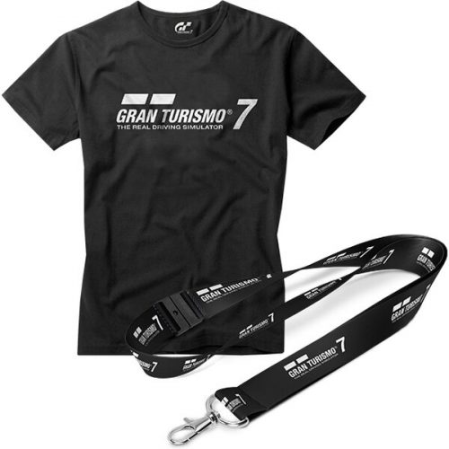 Dárek Gran Turismo 7: Tričko L + klíčenka Smarty