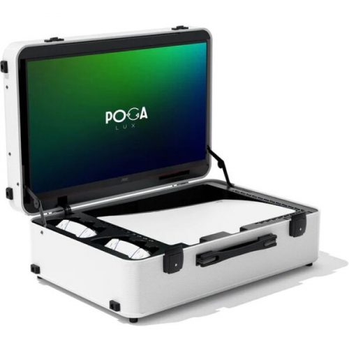 POGA LUX herní cestovní kufr - bílý (pro PlayStation 5) POGA
