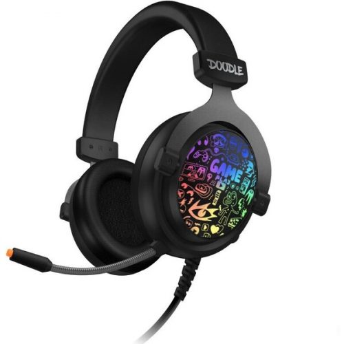 CONNECT IT DOODLE RGB herní sluchátka černá Connect IT