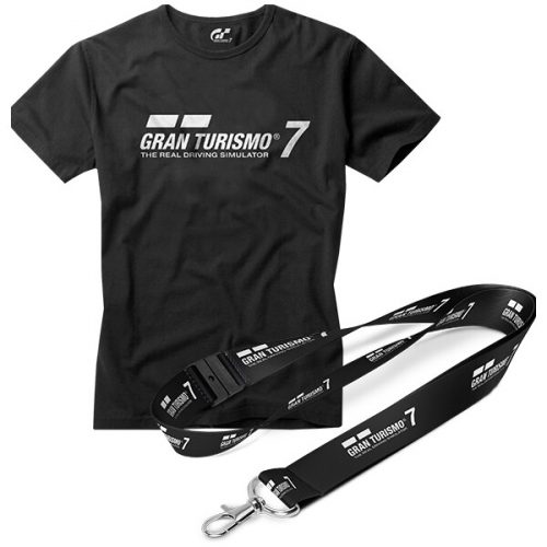 Dárek Gran Turismo 7: Tričko XL + klíčenka Smarty