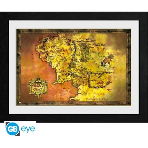 Obraz v rámu Lord of the Rings - Middle Earth Abysse Corp