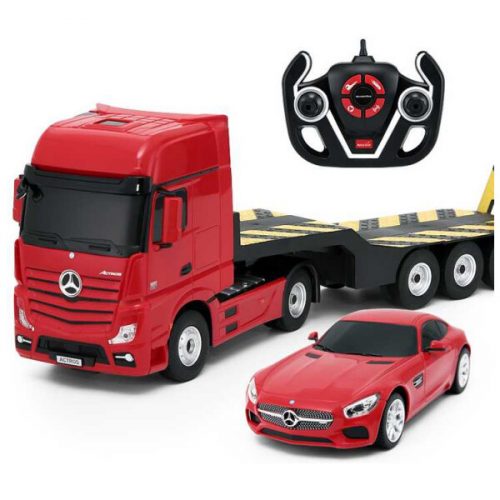 R/C auto Mercedes-Benz Actros + AMG GT (1:24) Rastar