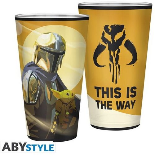 Sklenice The Mandalorian - Mando and The Child 400 ml Abysse Corp
