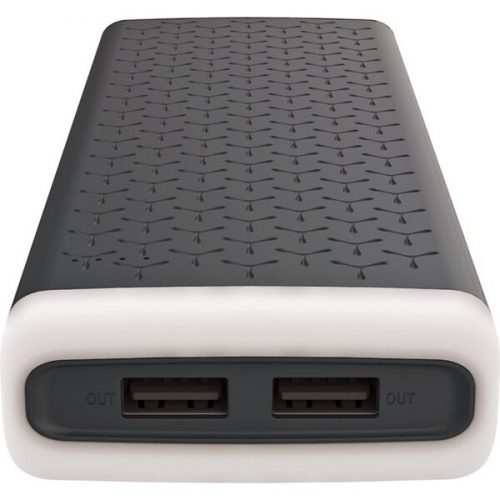 Platinet Power Bank PMPB20PAB 20000mAh pogumovaný světlo černá Platinet