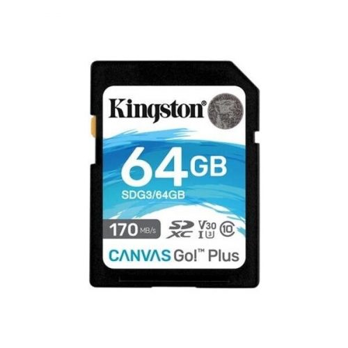 Kingston SDXC Canvas Go! Plus 64GB 170MB/s UHS-I U3 Kingston